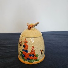 Vintage Marutomoware honey pot