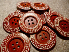 6 Pcs 60mm Extra Large Wooden