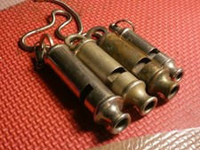 4 VINTAGE WHISTLES ACME BOY