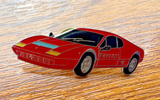 Vintage Ferrari Car Enamel