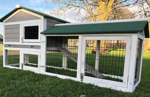 Large rabbit hutch - large,