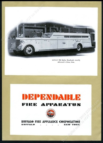 1941 buffalo fire engine ames - fire,