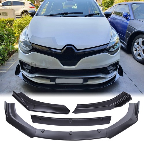 Matte black front bumper lip - front,