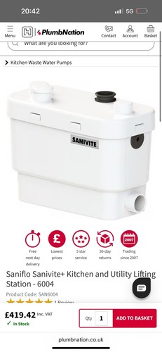 Saniflo sanivite macerator - saniflo,