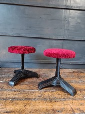 Vintage Cast Iron Stools X2