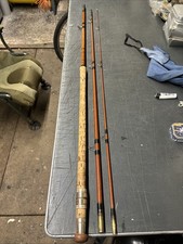 HORTON EVANS LTD VIBROHUNTER 11’3” SPLIT CANE & FIBREGLASS AVON TYPE FISHING ROD