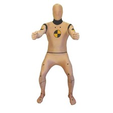 Adult Crash Test Dummy Morphsuit Fancy Dress Costume Stag Festival Halloween