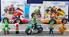 Various K'NEX MARIO KART Wii RACING CARS DIDDY KONG BOWSER & LUIGI YOSHI Figures