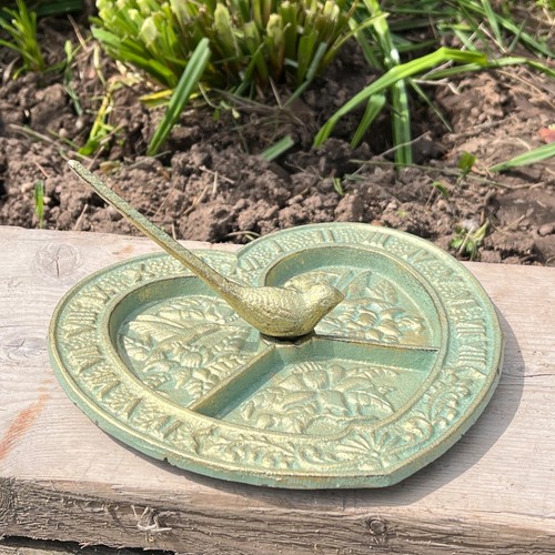 Sundial garden ornament statue - sundial,