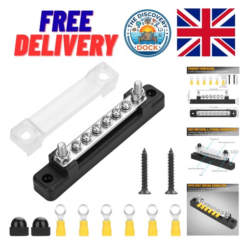 150a negative bus bar - negative, 12v