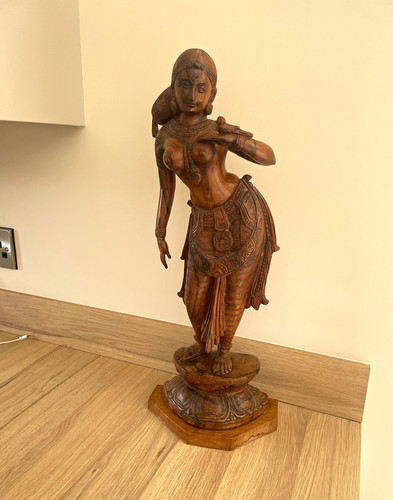 Hand carved wooden - hand, indian