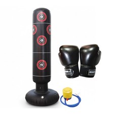 Kids Inflatable Punching Bag with Gloves for Fun Boxing & Fitness Play Set