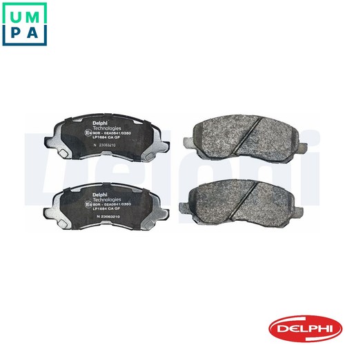 Brake pad set - pad, disc
