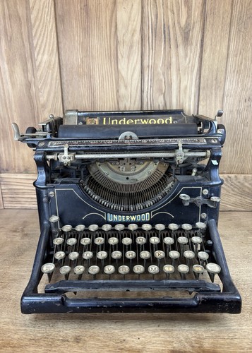 Antique underwood typewriter - underwood,