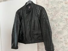 Vintage Waddington Black Leather Motorbike Jacket