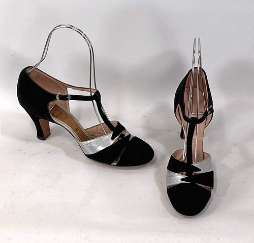 Flapper strap evening heels - flapper, t-strap