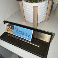 Mont Blanc Noblesse Silver Fountain Pen With Box