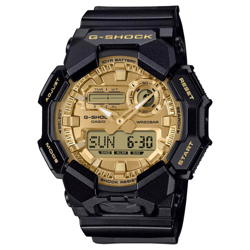 Casio shock black and gold - casio,