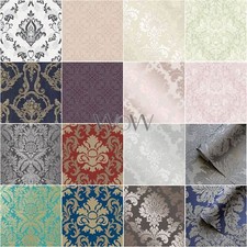 DAMASK WALLPAPER GLITTER