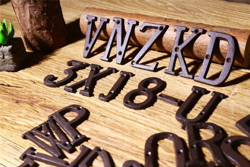 Metal letter cast iron - uk,
