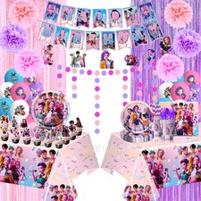 K??? D???? H?????? Birthday Supplies Huntrix Rumi Mira Tablewares