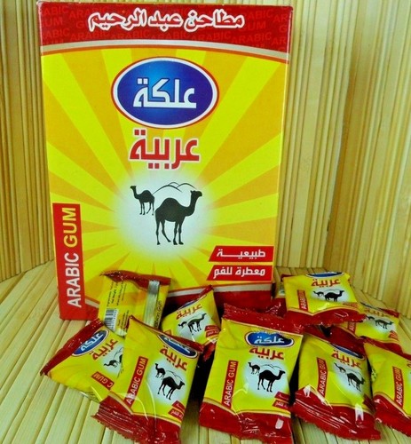 Natural arabic chewing gum - arabic,