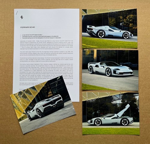 Ferrari sc40 press photographs - sc40,