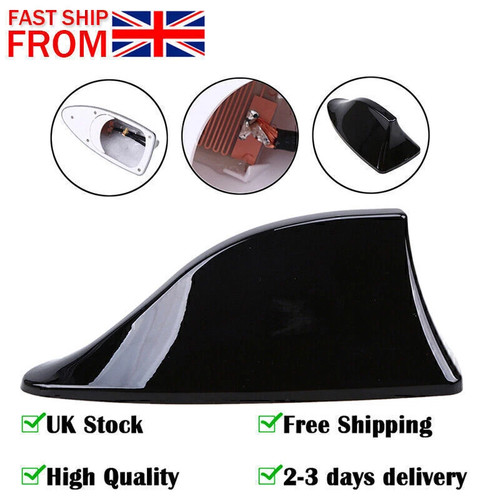Black car shark fin roof - black,