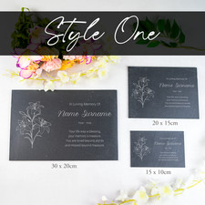 Personalised Slate Memorial