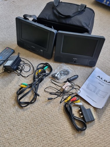 Alba twin screen car - twin, dvd