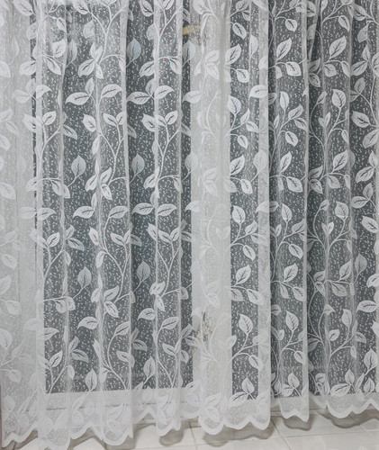Maggi white leaf lace net - maggi,