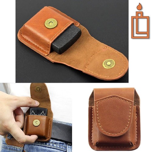 Leather lighter case - leather,