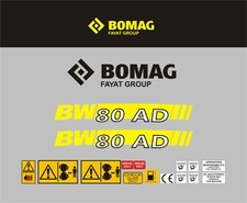 Bomag BW 80 AD-5 Roller Decal
