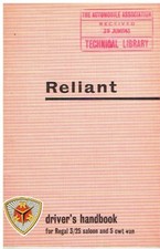 RELIANT REGAL 3/25 SALOON & 5
