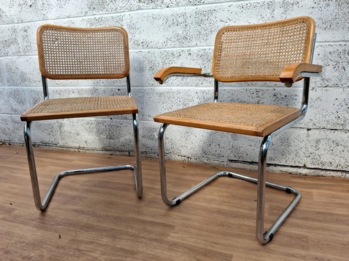 Pair vintage cesca dining - vintage,