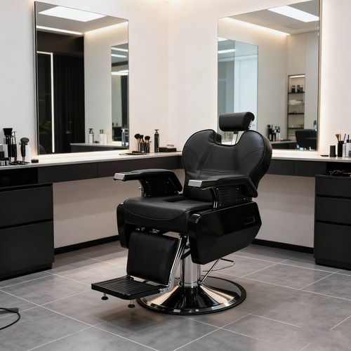 Heavy duty reclining barber - heavy,