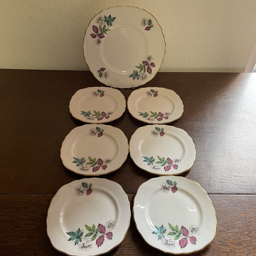 Vintage royal vale cake plate - vintage,