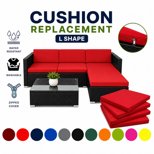 Cushion replacement shape - l,