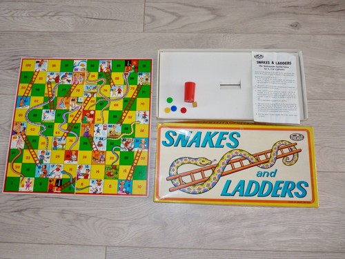 Vintage snakes and ladders - and,