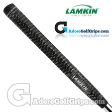 Lamkin Deep Etched Paddle FULL CORD Putter Grip - Black + FREE Tape
