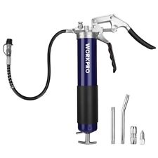 WORKPRO Grease Gun Kit, 6000PSI Heavy Duty Grease Gun with 18inch Flexible Hose