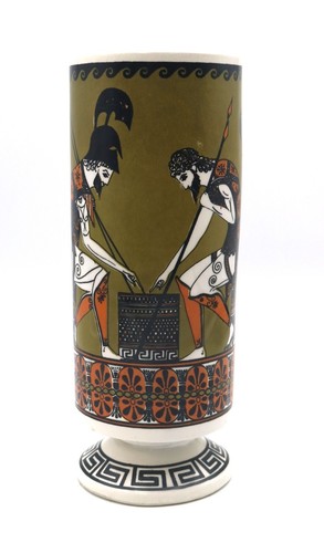 Greek ceramic pottery vase - ceramic,