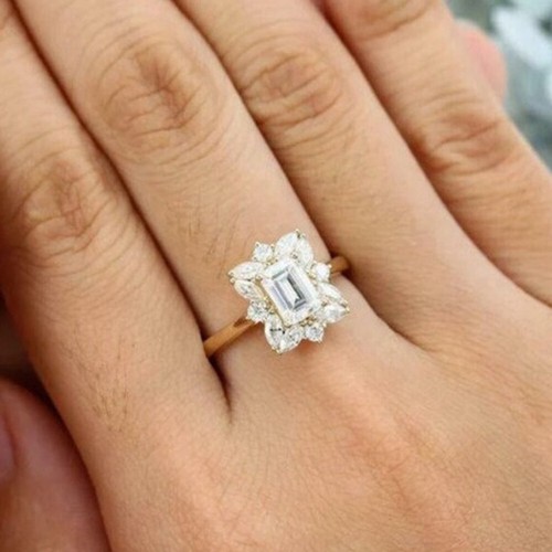 Emerald cut diamond - 3,