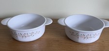 Corning Eternal Beau Casserole Dishes x 2 (No Lid) 16cm Diameter Excellent 