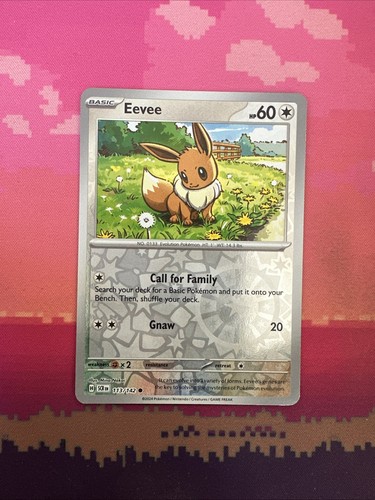 Pokemon card eevee - card,