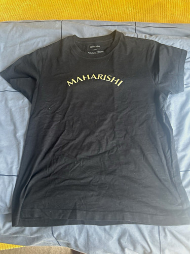 Maharishi logo graphic print - logo,