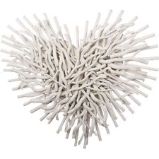 Driftwood Effect Heart White3D