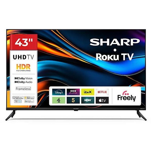 Sharp ultra hd roku - 43", 4k