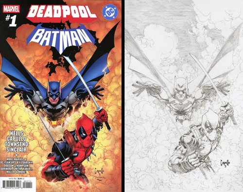 Marvel deadpool batman - marvel/dc:, deadpool/batman