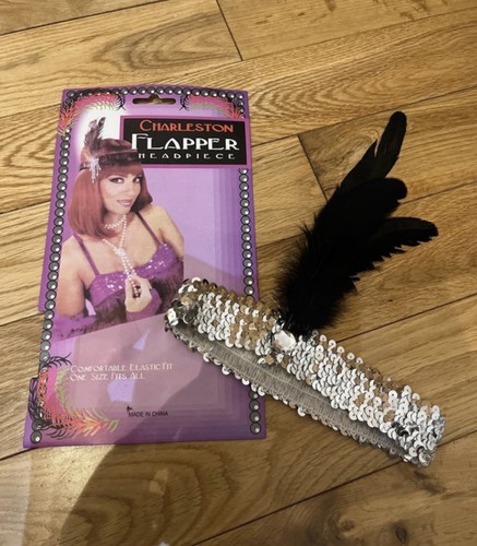 1920s gatsby flapper headband - 1920s,